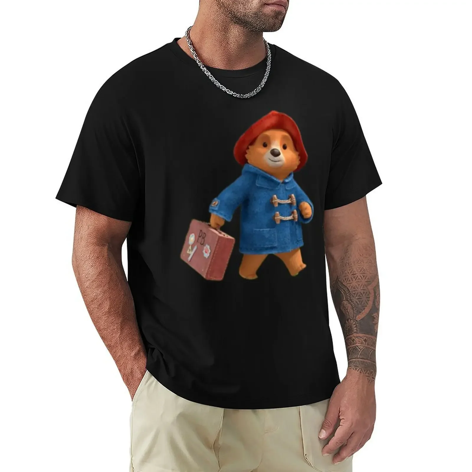 Paddle Bear (5) T-Shirt Anime Clothes Oversize T-Shirt Oversize Per Uomo