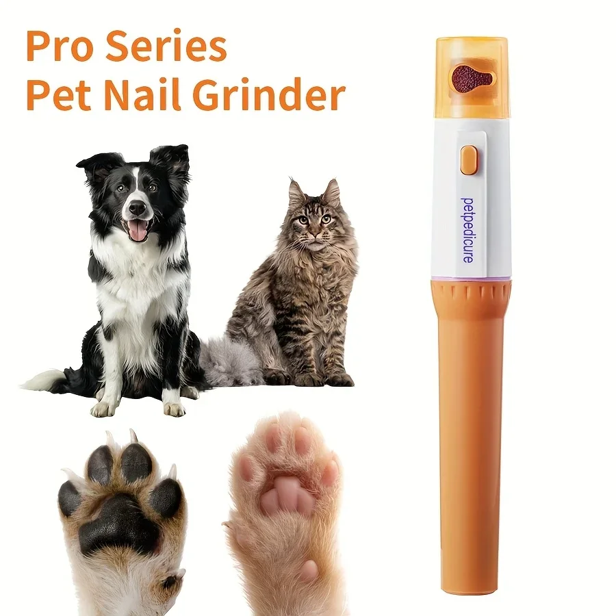 Electric Pet Nail Grinder Set for Dogs - Easy-to-Use,with Multiple Interchangeable Grinding Heads, Ideal for Pet Nail Care
