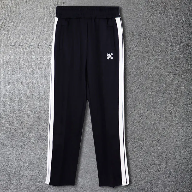 

Мужские брюки с художественным принтом, черные винтажные повседневные штаны для бега, уличная одежда для осени 2023