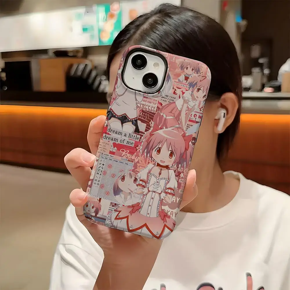 マギ 魔法少女まどか☆マギカ スマホケース ハードPC iPhone 16 Pro