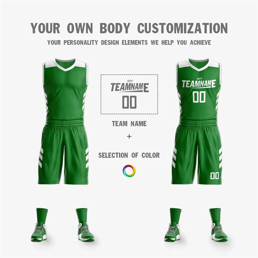 Custom Men Basketball Jersey Set 90s Hip Hop Sportswear Personalized Print  Name Number Big Size 