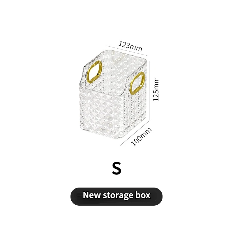 Rectangular Desktop Cosmetic Storage Drawer Stackable Storage Box Acrylic Rack Sundries Snack Makeup Basket Organizer makeup organizer makeup storage box cosmetic storage box