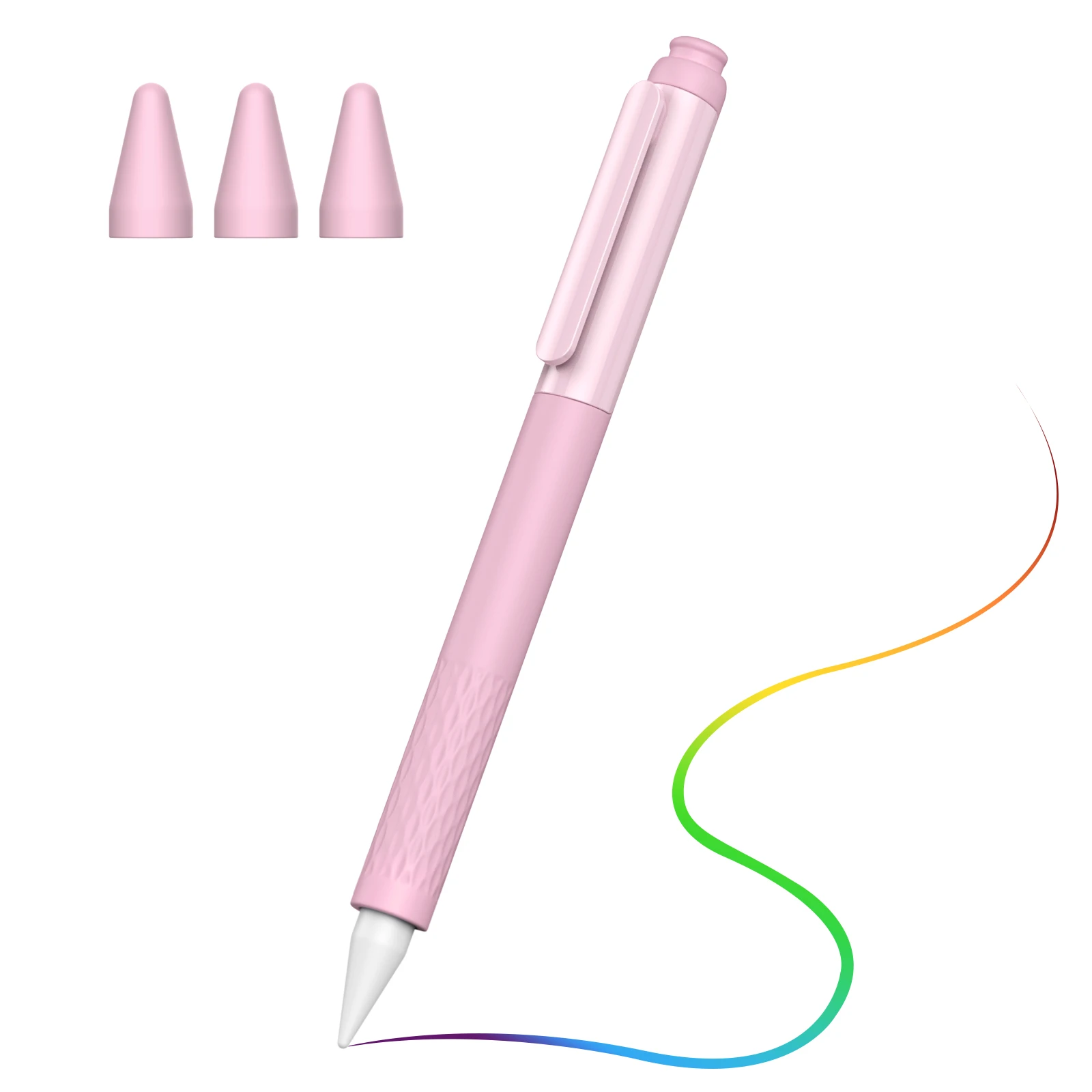 Moko Silicone Pencil Case para Apple Pencil 2n Capa Protetora Leve Carga sem Fio Anexar Magneticamente