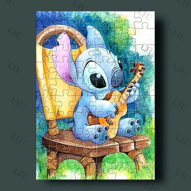 Disney Lilo & Stitch Cartoon Puzzle Toys 1000 Pieces Hd Printing Paper  Puzzle Birthday Gifts Kids Adult Collection Hobby - Puzzles - AliExpress