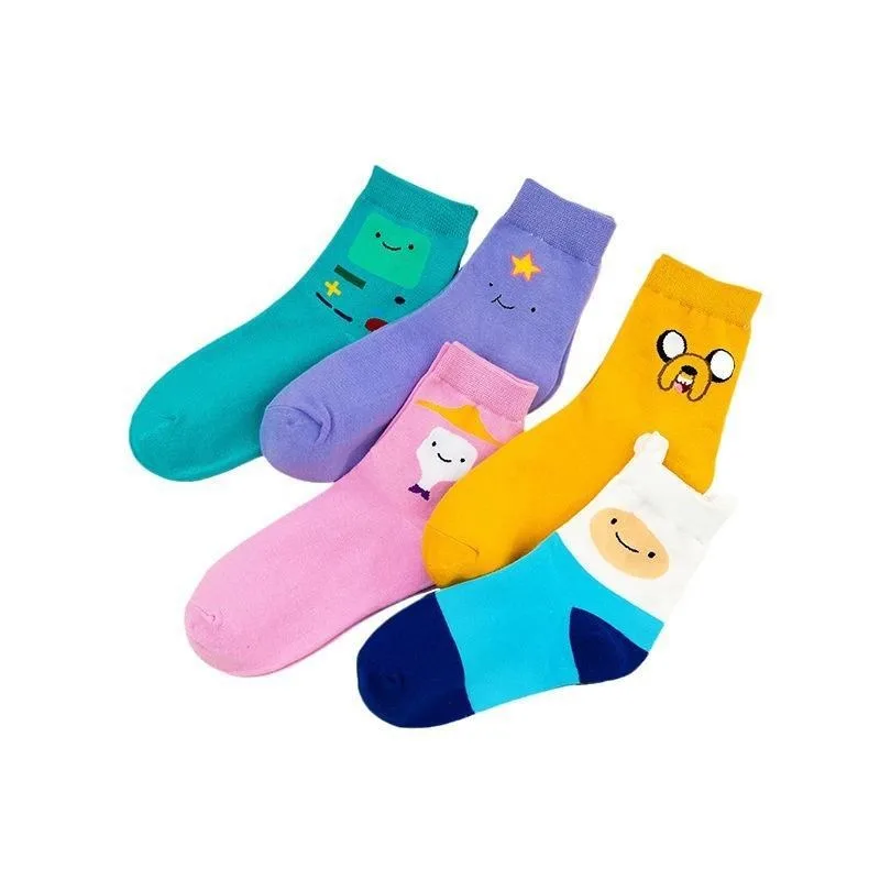 Women's Socks Adventure Series Medium Socks Ins Trend Comfortable and Breathable womens socks
