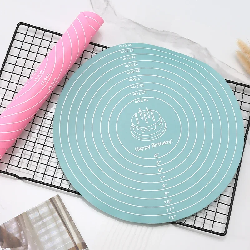 Round Silicone Baking Mat 3