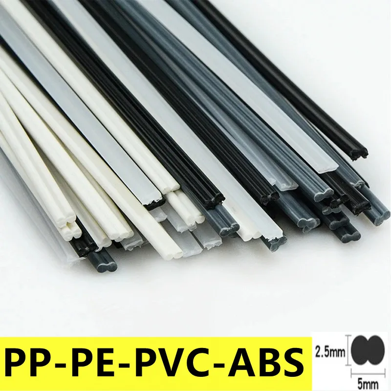 

3 Meters ABS/PP/PVC/PE Plastic Welding Rods 5x2.5mm Welder Sticks Kit for Car Bumper Repair Welded Mesh Repair Strips Tools