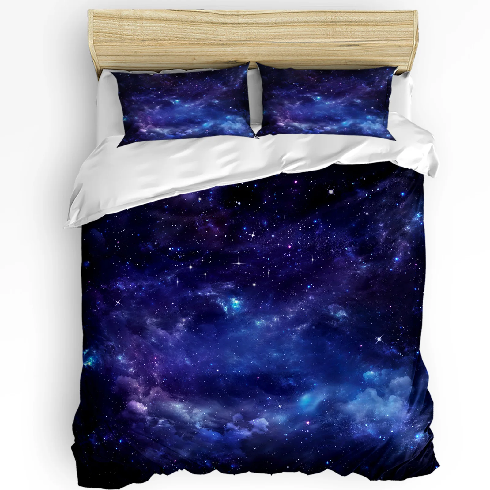 

Star Sky Universe Bedding Set 3pcs Boys Girls Duvet Cover Pillowcase Kids Adult Quilt Cover Double Bed Set Home Textile