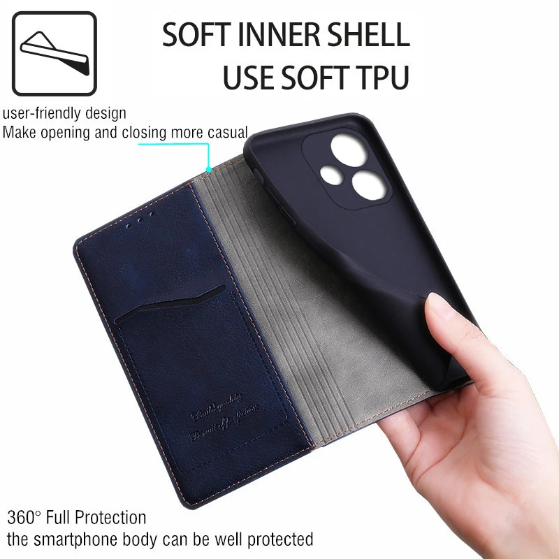 Leather Book Case Phone Cover