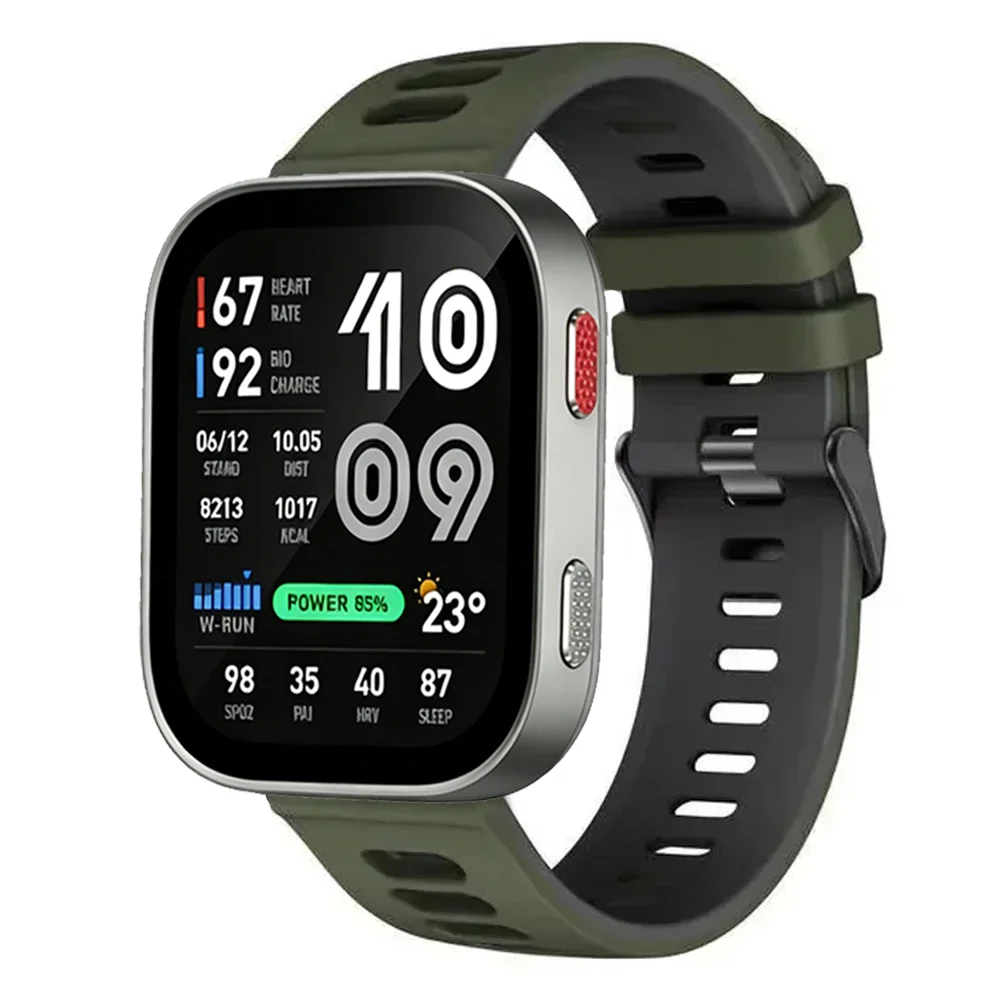 Two-Tone Silicone Strap - Comfortable and Stylish Bracelet