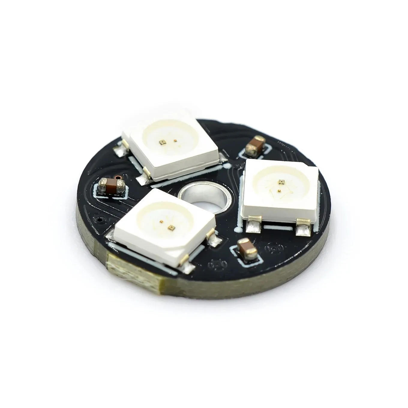 Vibrant RGB LED Ring with Integrated Drivers - Customizable Illumination Options
