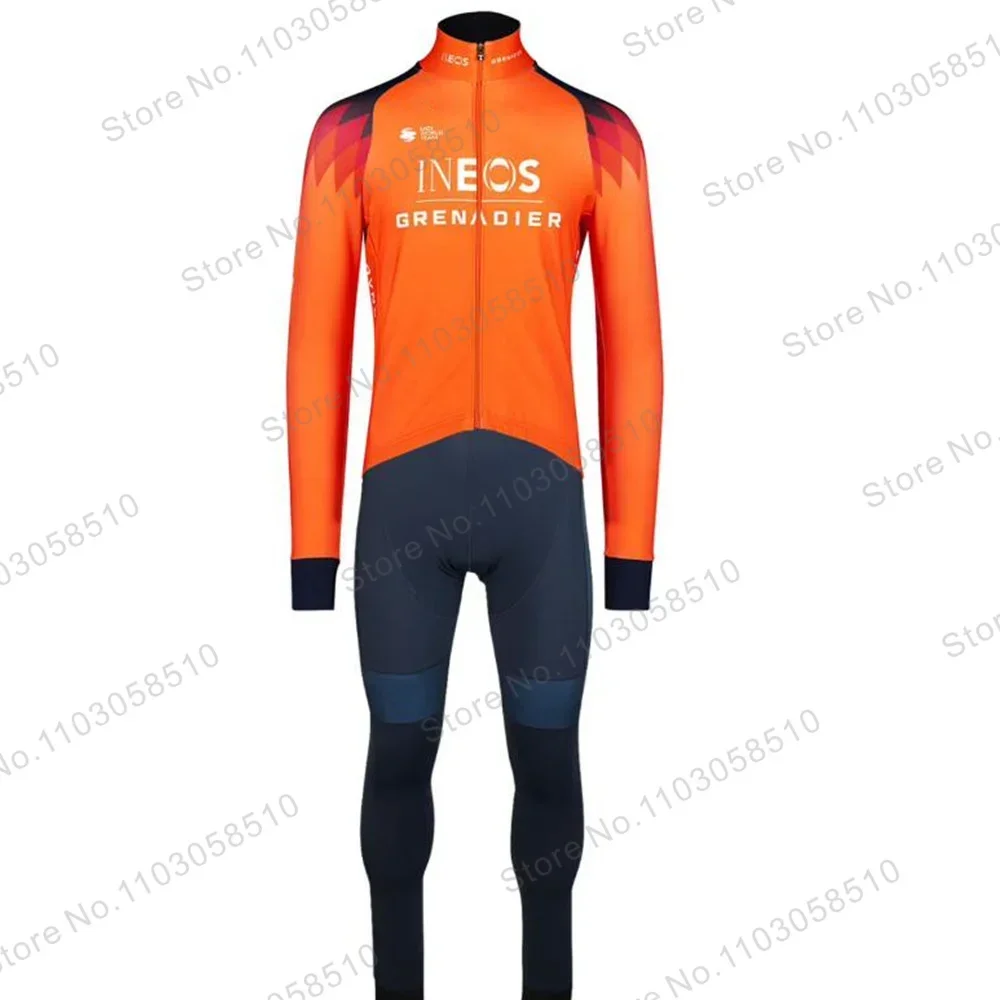 Bicicleta Team Cycling Jersey Set Autumn Long Sleeve Ropa Ciclismo Men Bicycle Clothing Suit MTB Jersey Road Bike Maillot