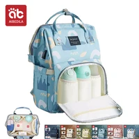 AIBEDILA Mummy Large Capacity Diaper Bag Backpack Waterproof Outdoor USB Charge Travel Diaper Maternity Baby Stroller Diaper Bag 1