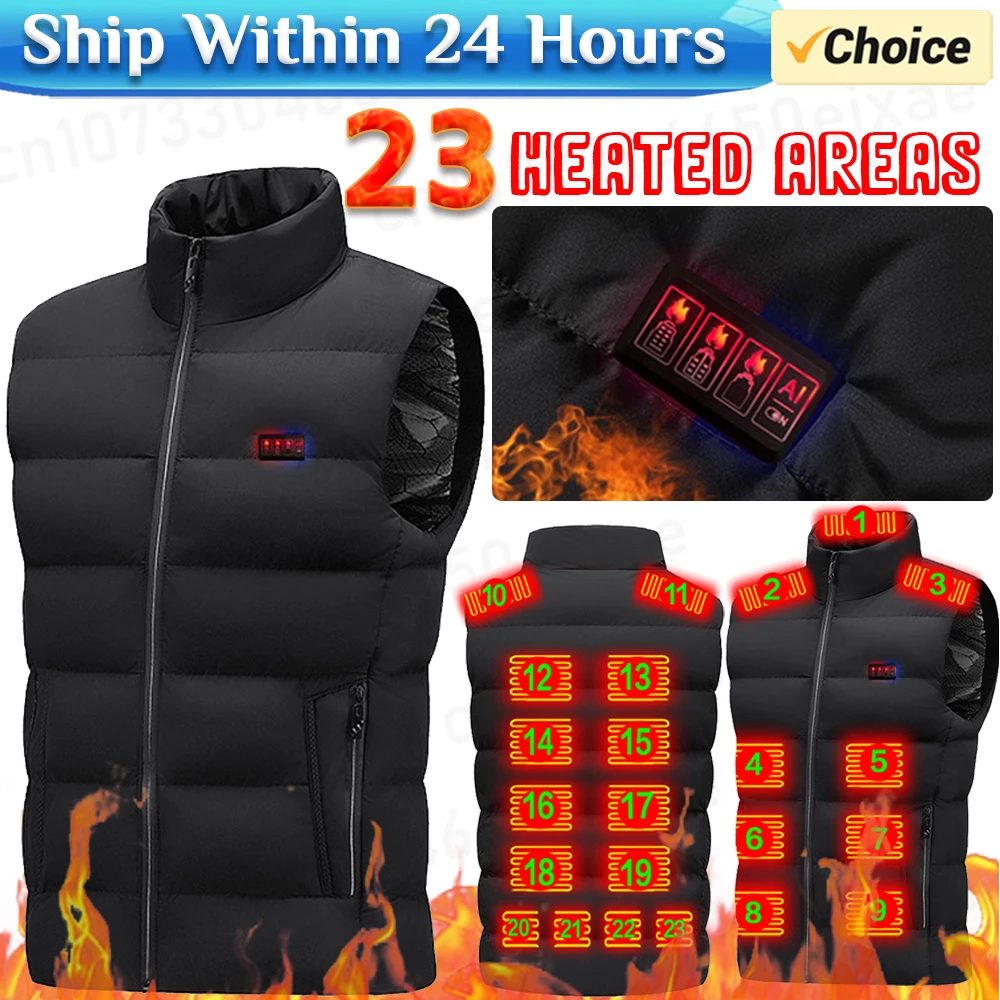 Veste chauffante femme hiver coton décolleté V pour pêche et plein air taille M à 7XL