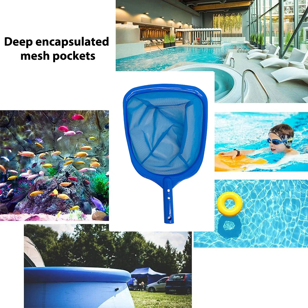 Telescopic Pond Bathtub Pool Cleaning Nets Debris Salvage Mesh Swimming Pool Cleaner Skimmer Leaf Catcher Net Bag with Rod leaf skimmer pool cleaning tool swimming pool cleaning kit