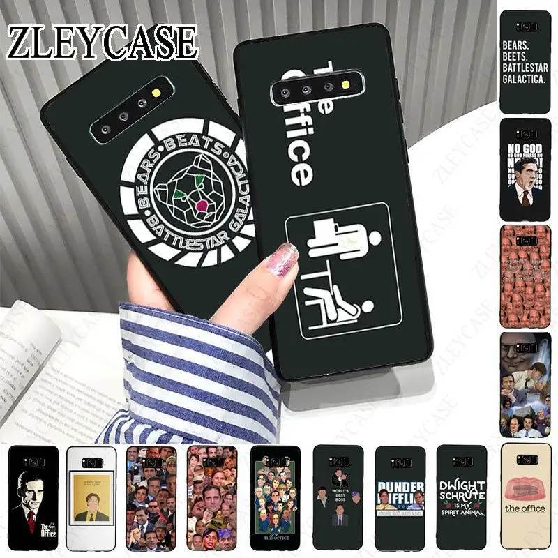 The Office Cast Meme Michael Scott Tv Cover Per Samsung Galaxy Note9 Note10 Note20Ultra S23 S21Fe S22Plus S24Ultra S20Fe Custodie