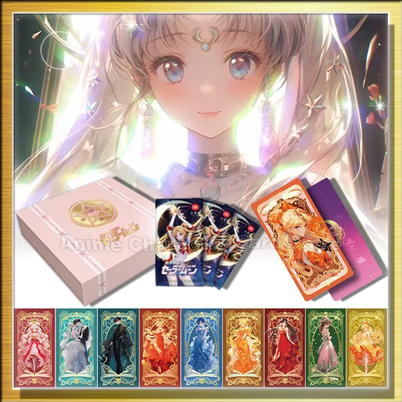 

2023 New Genuine Sailor Moon Card Anime Beautiful Girl Characters Rare Special Collection Card Toy Children Xmas Gift
