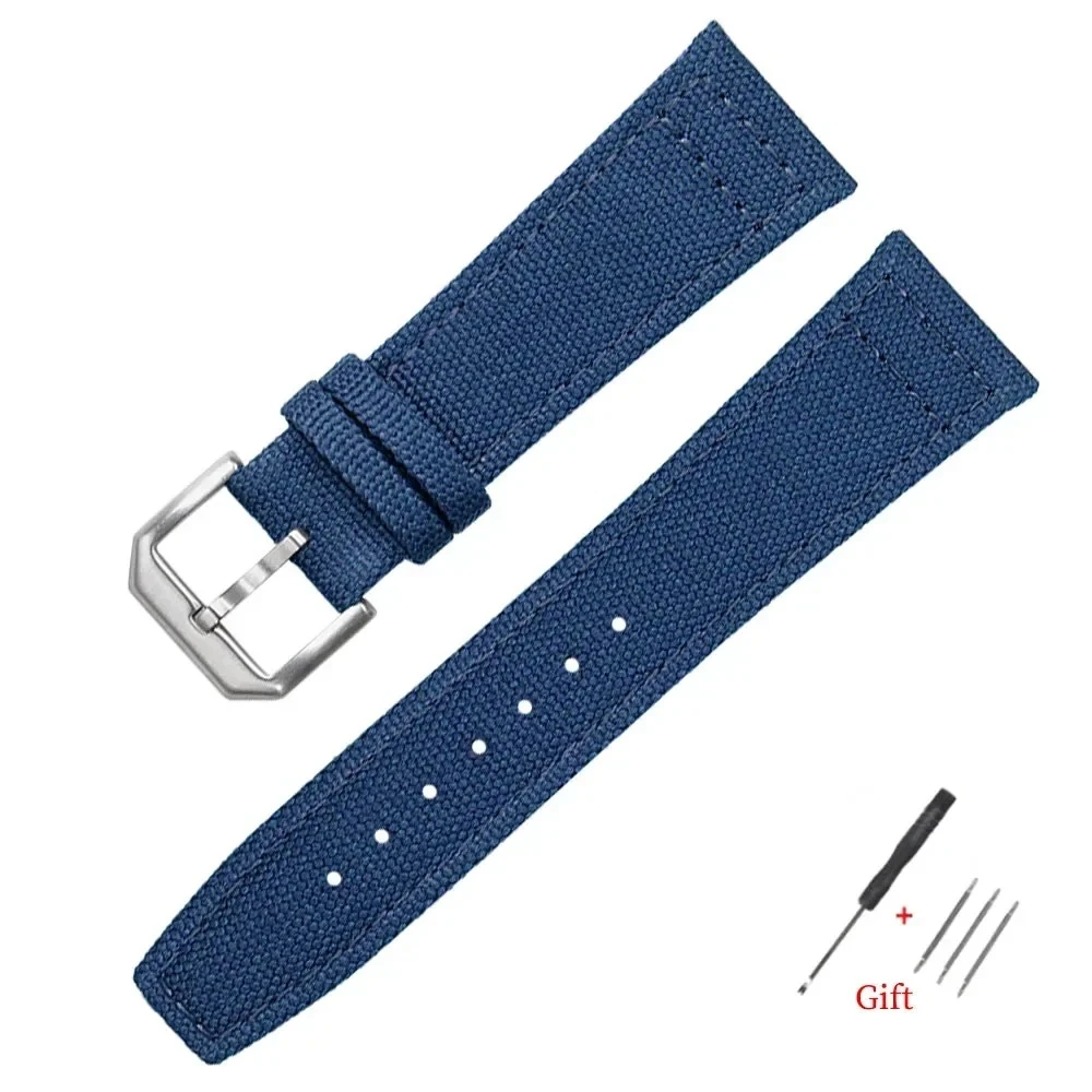 Universal Nylon Canvas Watch Strap - Business & Sport Replacement Wristband