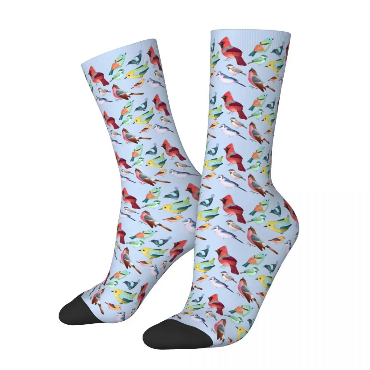 

Colorful Birds Springtime Birds North American Finches Socks Male Mens Women Autumn Stockings Printed