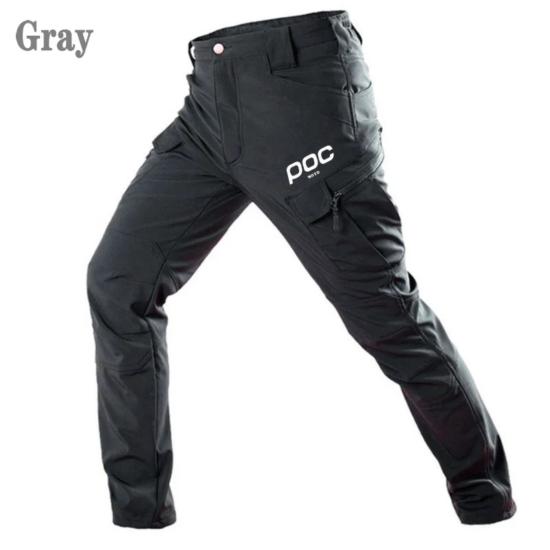 Cycling MTB Pants Riding Mountain Moto POC Bike Long Pant Motocross Cycle Pants Bicycle Waterproof Sport Hiking Camping Trouser