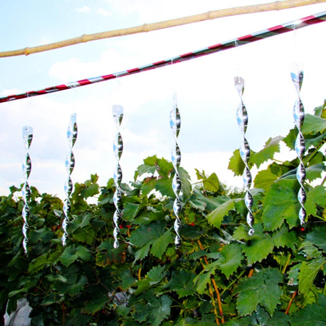 10Db Madárfogó Vízálló Fényszükségletű Madárcsökkentő Bot Biztonságos Függő Madár Taszító Csavar Kényelmes Kerti Dekorációhoz