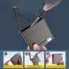 Metal Cigarette Case Lighter Large Capacity Cigarette Case with Inflatable Lighter Can Hold 20 Packs Cigarette Case Men's Gift 3