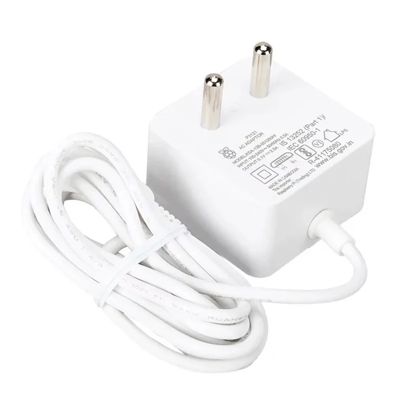 Power Adapter Official Raspberry Pi Micro USB 5.1V 2.5A 12.5W EU Plug For Raspberry Pi 3 3B+ 3B 2B Zero 2 W