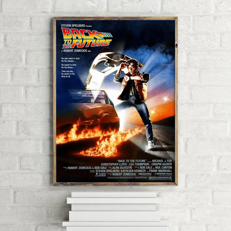 Movie Poster Back To The Future Trilogy Living Room Decorative Painting Wall Art Canvas Prints Home Decor Pictures