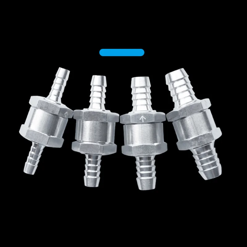 

Aluminum Alloy Fuel Non Return Check Valve One Way Petrol Diesel For Car Ship Motorcycle Fuel Systems