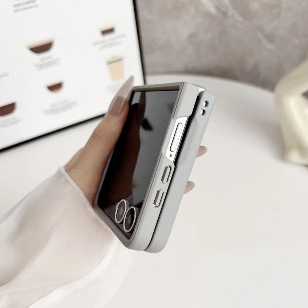 Ultra-Durable Hard Shell Folding Phone Case with Anti-Fall Protection for Samsung Galaxy Z Flip Series