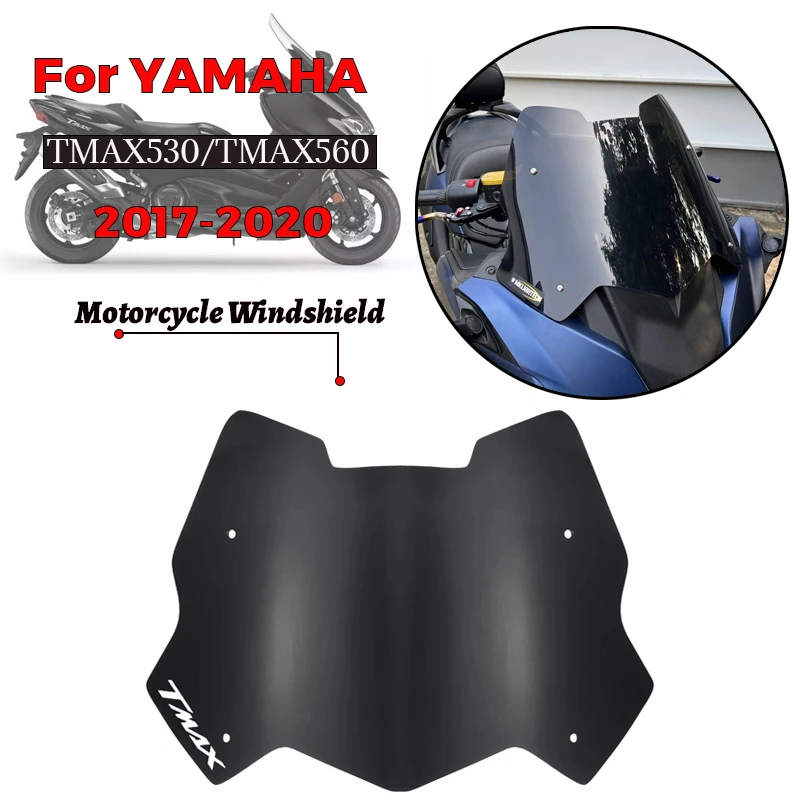 

MTKRACING For YAMAHA TMAX530 T-MAX 560 DX/SX 2017-2020 Motorcycle Fairing Windshield Front Windshield Visor