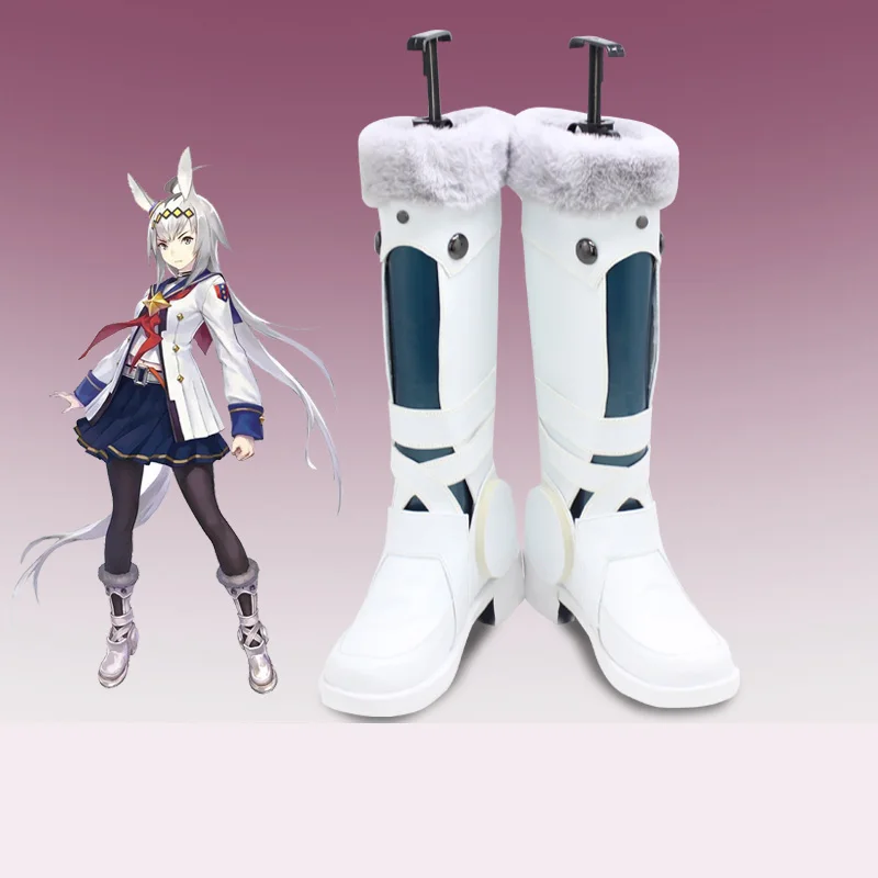 

Pretty Derby Oguri Cap Boots Cosplay Anime Shoes Custom-made