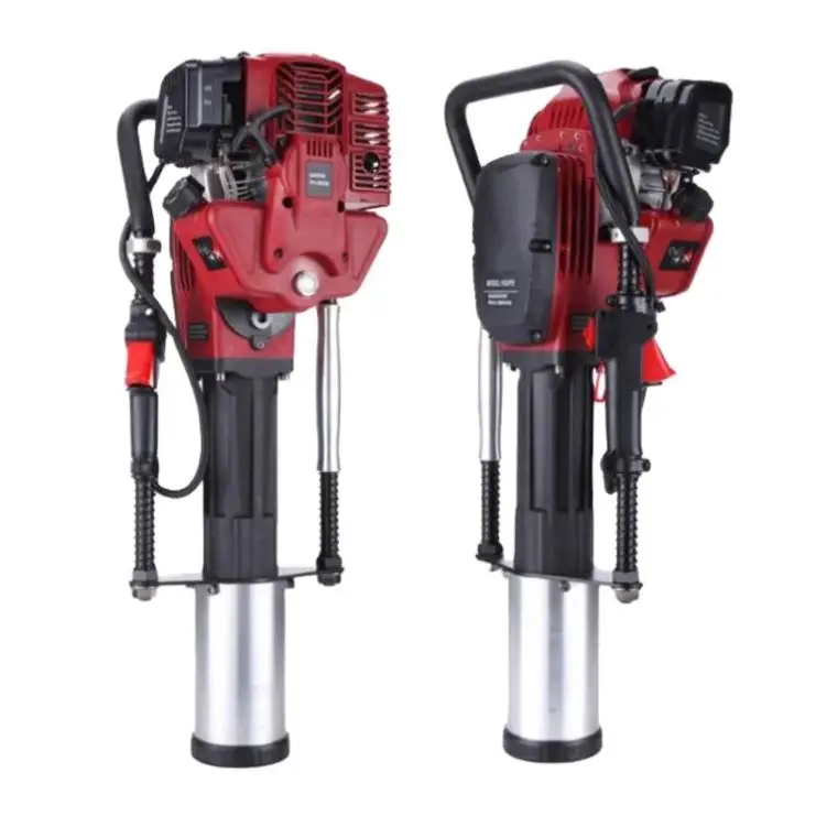 Portable 4 Stroke Manual Handheld Pile Pounder Post Driver for Flood ...