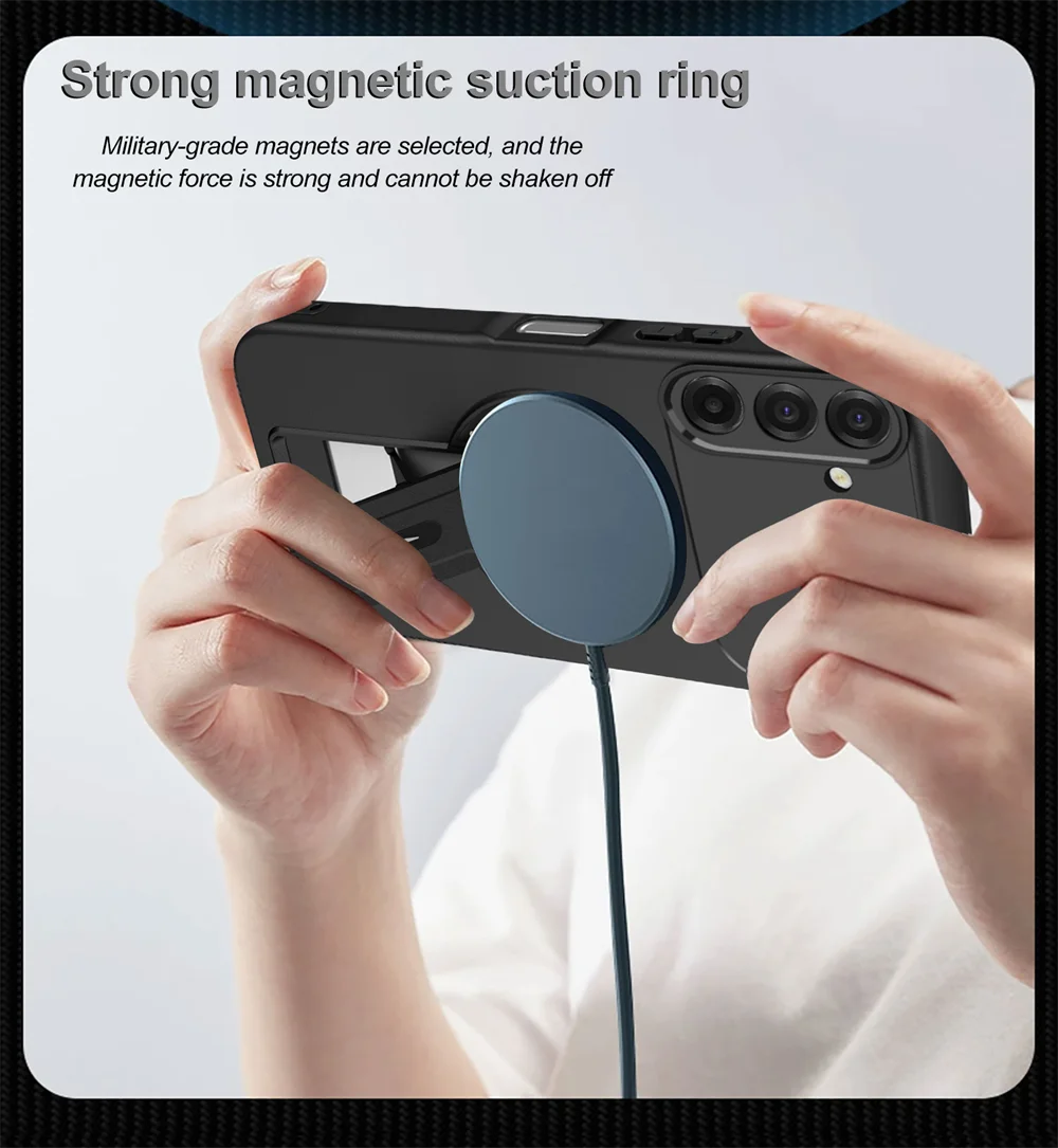 Magnetic Kickstand Phone Case with Magsafe Stand Holder