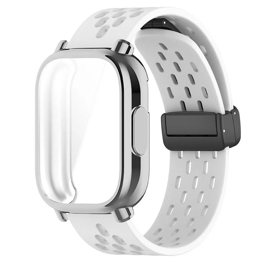 Breathable Silicone Sport Strap with Full Cover Protector Case