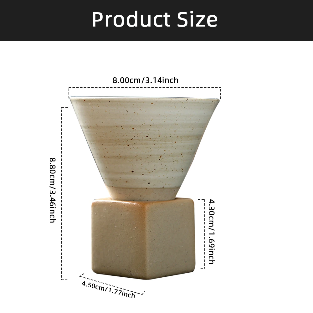 كوب قهوة سيراميك ريترو 200مل
