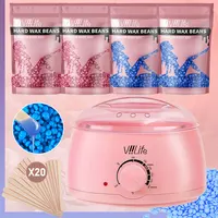 400ml Hair Removal Tool Smart Warmer Wax Heater Hands Feet Epilator Depilatory Skin Care Paraffin Wax Machine Kit+Wax Beans 1