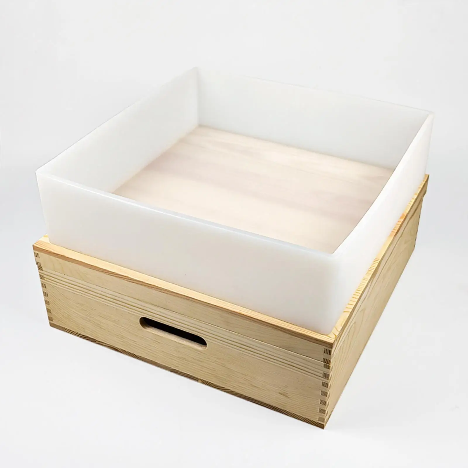 Wood Soap Mould 8L 280oz 8kg Soap Making Epoxy Mold with Lid Square DIY Loaf Mold Silicone