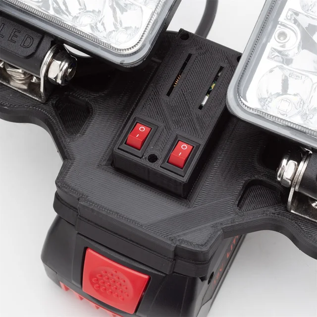 Lampada Da Lavoro Bosch 18V - LED 1500 Lumen Con USB E Type-C | 6 Modalità Luminosità - Foto 12