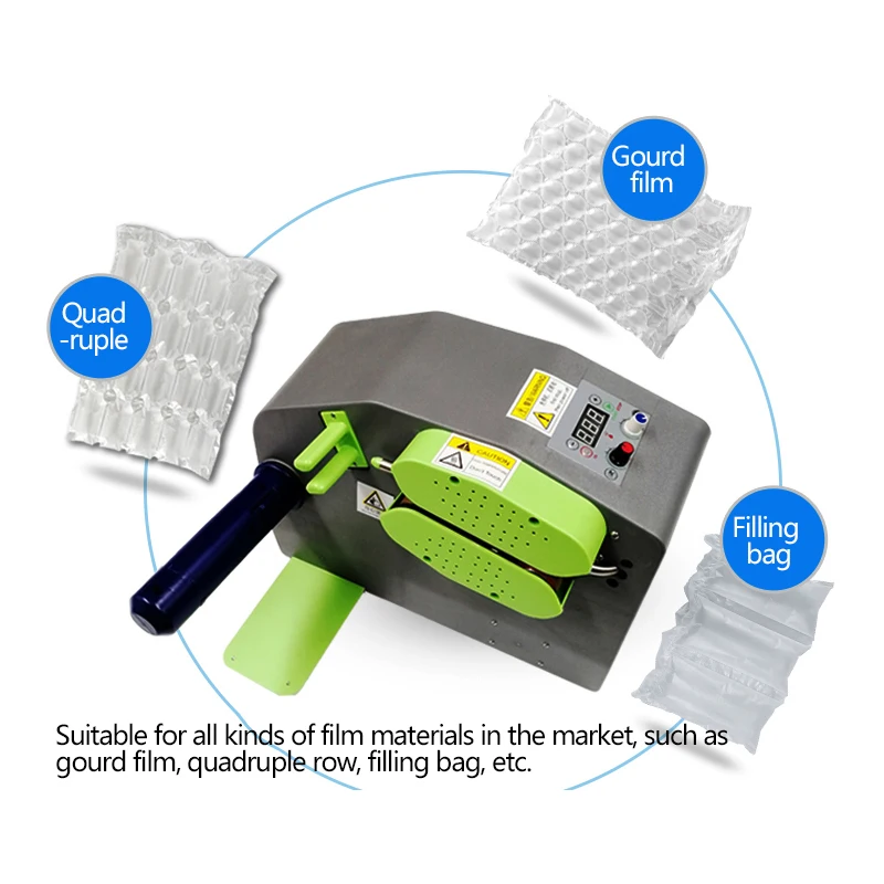 Air Cushion Machine 220V High Pressure Inflator Gourd Film Buffer Bag, Inflator Inflatable Bag