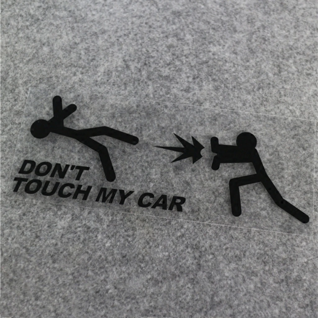 

Наклейки на мотоцикл и машину «Don't Touch My Car», водонепроницаемая Светоотражающая наклейка