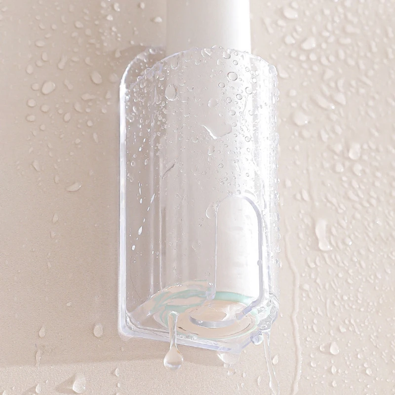 Houseeker Electric Toothbrush Holder Wall-Mounted Adult Child Toothbrush Stand Rack Space Saving Storage Bathroom Organizer