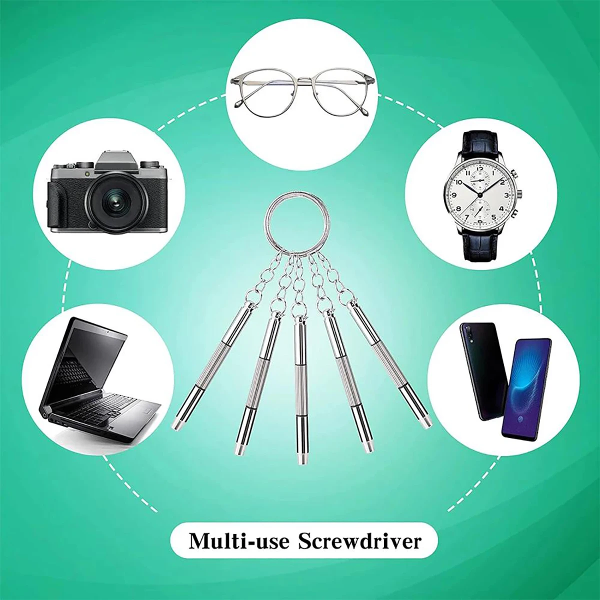 1/2/10pcs Mini 3 in1 Screwdriver Eyeglass Optical Eye Glasses Portable Spectacles Watch Repair Kit Practical Household Hand Tool 6