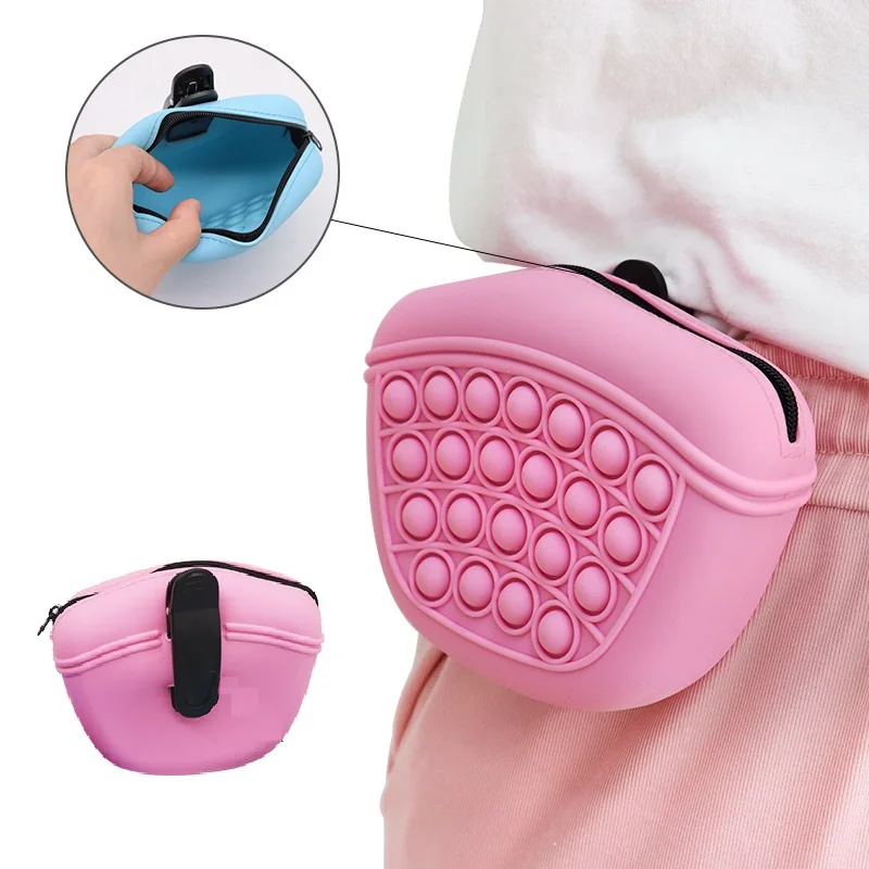 JanPet Portable Dog Training Waist Bag Treat Snack Bait Pet Obedience Agility Outdoor Feed Storage Pouch Food Reward Waist Bags