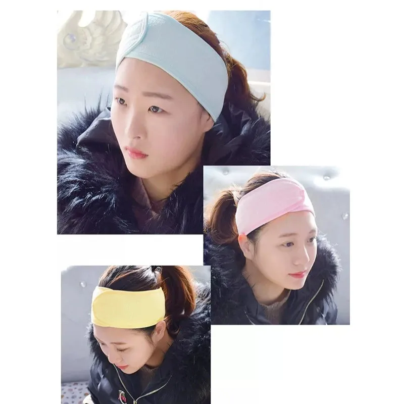 Wide Hair Band Fashion Headbands for Women Men Soft Solid Running Fitness Yoga Hair Bands Stretch Makeup Hair Accessories