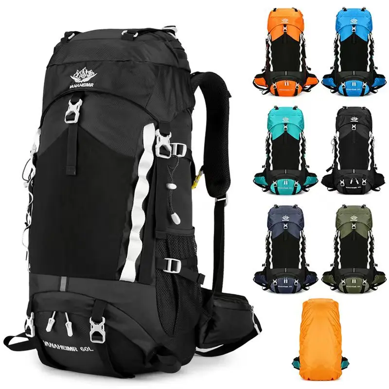 

Camping Bag For Men's Climbing Fitness Accsesories Trekking Supplies Large Hiking Rucksack Mountaineering Travel Backpacks Women