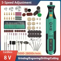 High Power 5000-28000r 8V Electric Drill Multifunction Micro Rotary Tool Drilling Machine Mini Grinder Hand Drill Engraving Pen 1