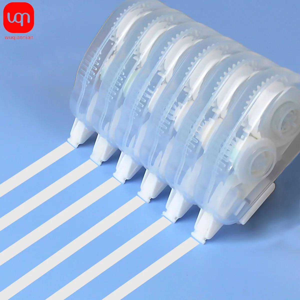 6Pcs Cute Correction Tape Mini Roller White Out Eraser School Office Stationery