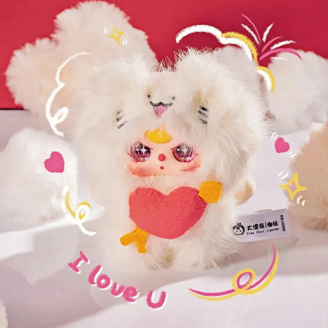 Official Baby Three Cupid Vinyl Plush Toy Blind Box Fashion Kawaii Plush  Doll Pendant Valentine Day Limited Style Surprise Gift