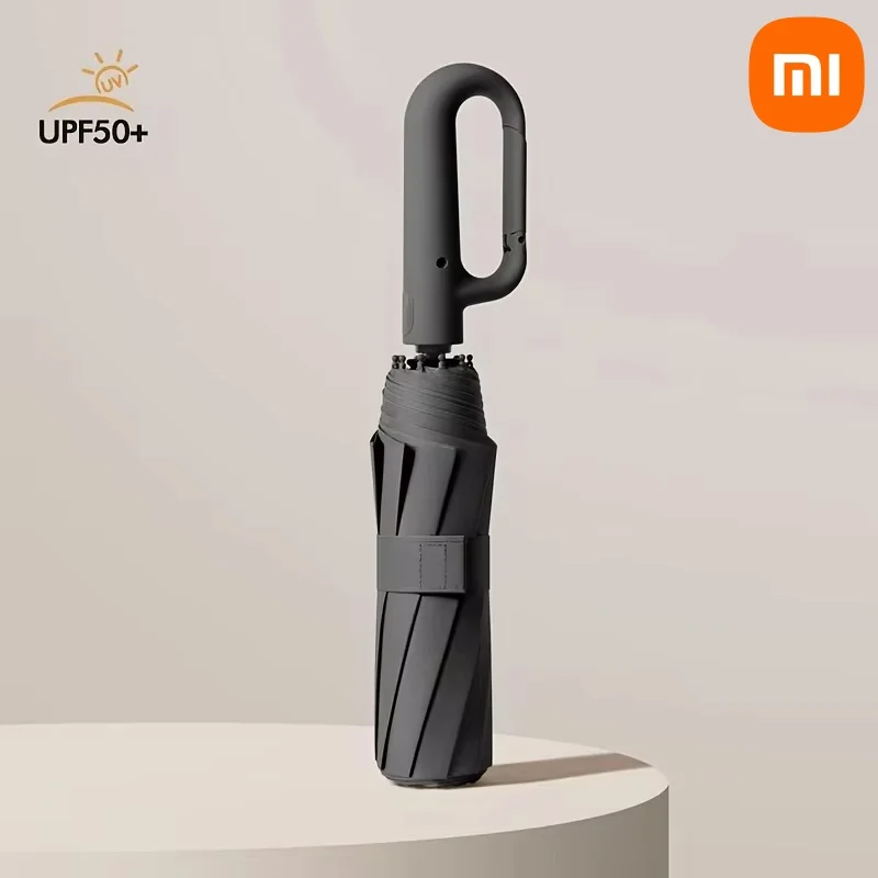 Windproof Umbrella Xiaomi 107CM Reinforced Automatic Folding Large Buckle Handle Wind Water Sun Resistant